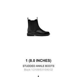 Zara girls ankle boots
